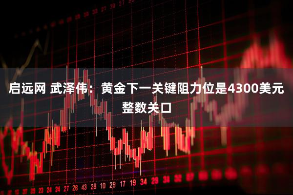 启远网 武泽伟：黄金下一关键阻力位是4300美元整数关口